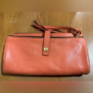 Lucky Brand KODA Leather Wallet/ Foldover/ Chili color